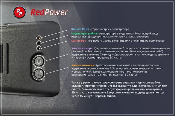 Штатний відеореєстратор RedPower DVR-TOY2-G для Toyota Prado 150 (2017+) з асистентом ближнього-дальнього світла