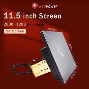 Автомагнітола RedPower 750 Hi-Fi з 2К екраном 11.5" (дисплей 10.8") для установчого комплекту 9 і 10 дюймів