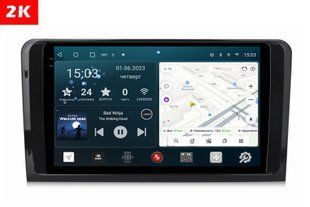 Штатна магнітола з 2K екраном для Mercedes-Benz ML W164 (2005-2011), GL X164 (2006-2012) на Android 10 RedPower 71168G Slim (глянцева рамка)