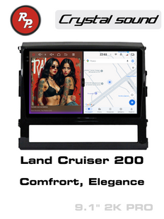 Автомагнітола RedPower 85201 Crystal PRO 8/256 GB для Toyota Land Cruiser 200 (10.2015-06.2021)