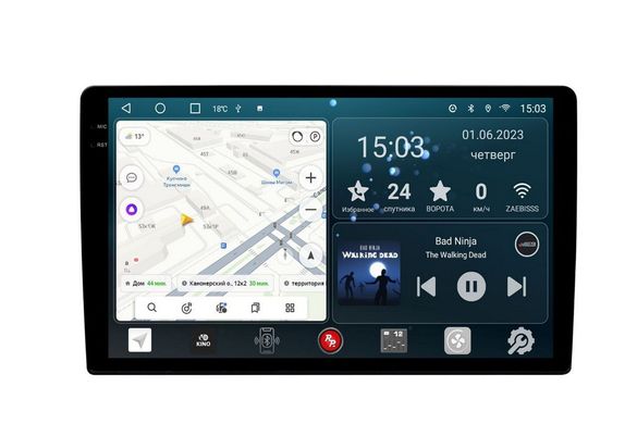 Автомагнитола RedPower 710 Slim 2K 360 на Android 10 для установочного комплекта 10 дюймов