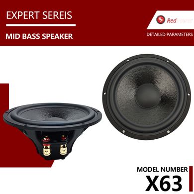 Комплект двухкомпонентной акустики серии PREMIUM Redpower X63 для Hi-Fi усилителей