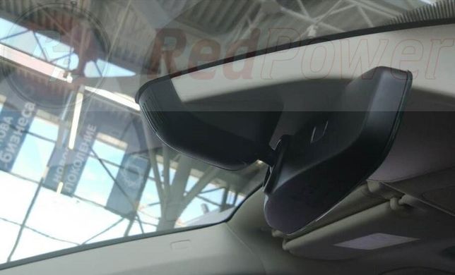 Двухканальный Wi-Fi Full HD видеорегистратор скрытой установки для Volkswagen Touareg NF в коробе (кожухе) зеркала заднего вида от Redpower DVR-VT-N-DUAL