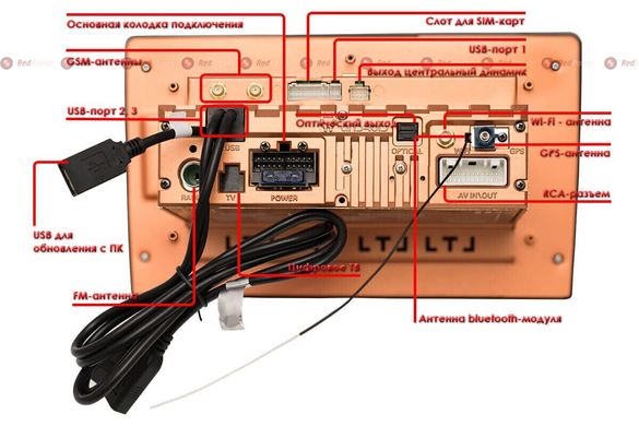 Штатное головное устройство для Nissan Qashqai 2, X-Trail 3 с климат-контролем на Android 8 RedPower 51301 RK IPS DSP