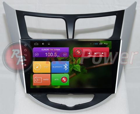 Штатное головное устройство для Hyundai Accent RB, HB Android 4.4+ CarPad 4  RedPower 21067BIPS